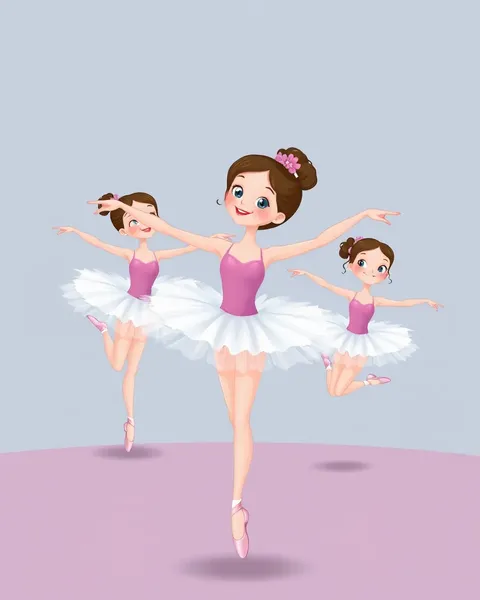 Fun Pictures of Cartoon Ballerinas