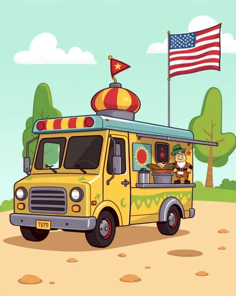 Fun Taco Truck Cartoon Images for Parties