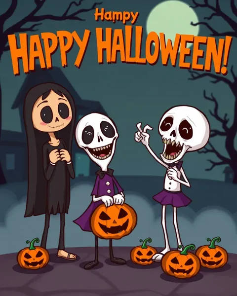 Funny Cartoon Halloween Images for Kids to Laugh