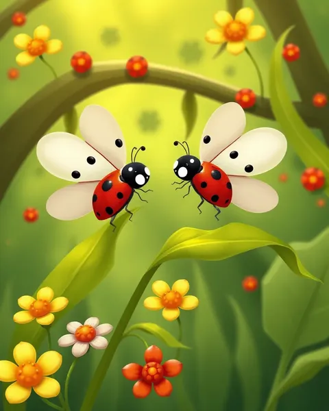 Funny Cartoon Images of Lady Bugs