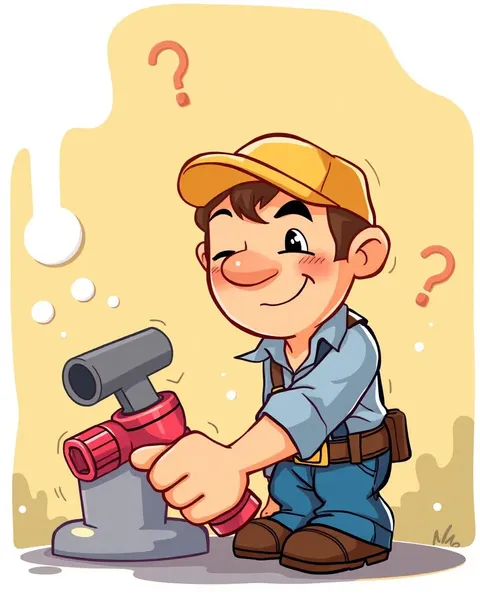 Funny Cartoon Images of a Plumber's Day