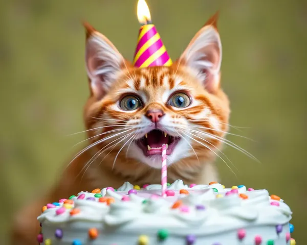 Funny Cat's Birthday Photos Are Adorable and Entertaining