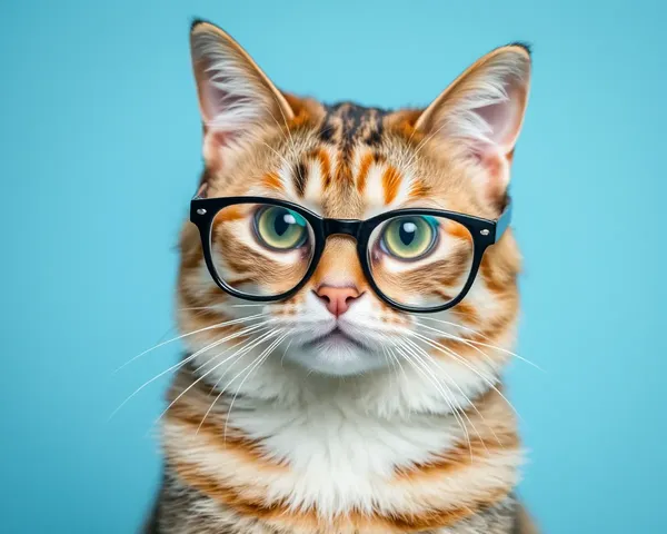 Funny Cat with Glasses Photos to Laugh