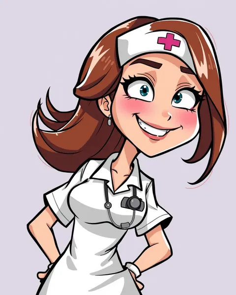 Funny Nurse Cartoon Images for Kids