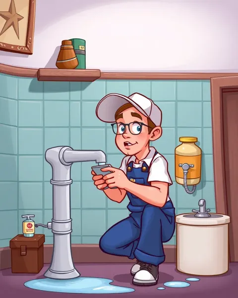 Funny Plumbing Cartoon Images for Humor and Amusement