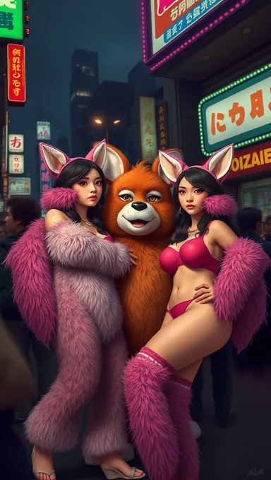 Furry Art Depicts Big Boobed Characters