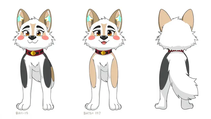 Fursona Reference Sheet Base for Free 2025 Use