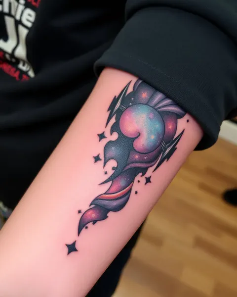 Galaxy Tattoo Designs for Celestial Art Enthusiasts