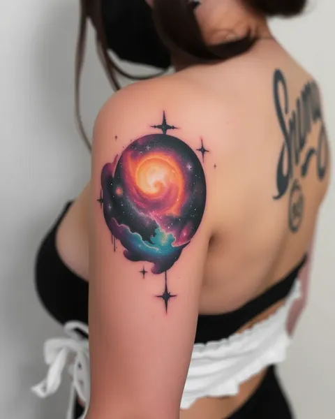 Galaxy Tattoo: A Cosmic Design for Body Art