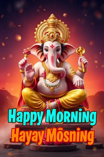 Ganapathi's Good Morning Images for Daily Inspiration