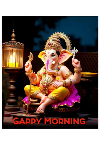 Ganapathi Good Morning Images to Start the Day