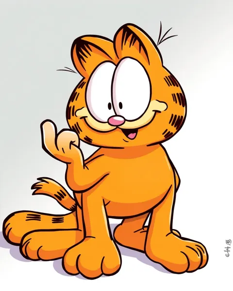 Garfield Cartoon Pictures for Social Media Post