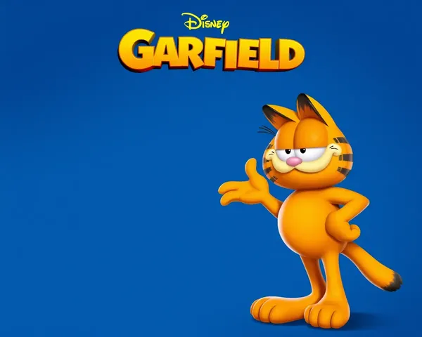 Garfield Movie Poster PNG File Download