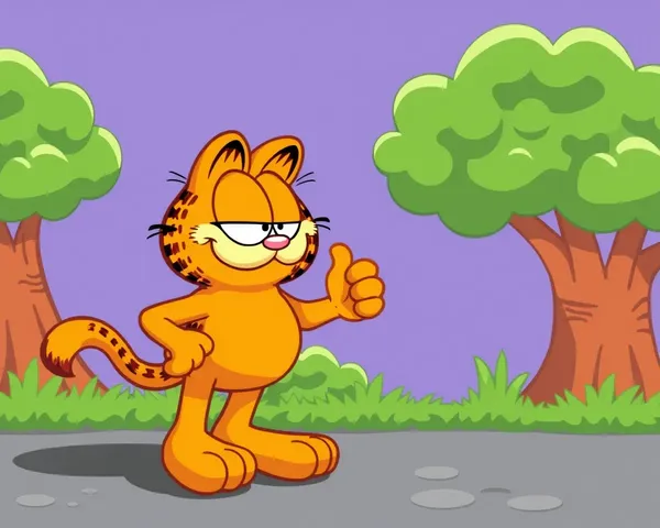 Garfield Video Game PNG Character Art