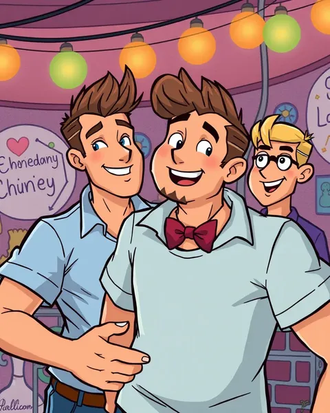 Gay Cartoon Pictures with Funny Moments