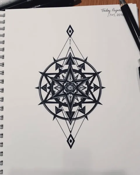 Geometric Tattoo Design Inspiration for Minimalist Lovers