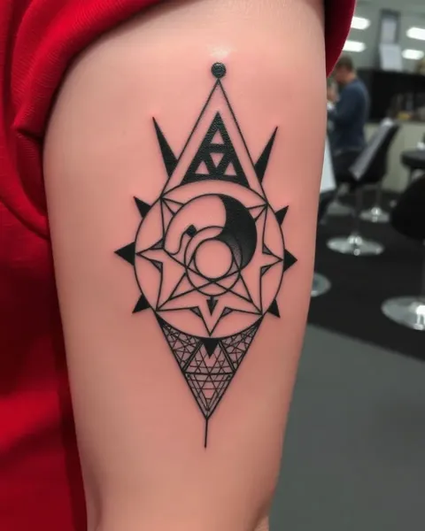 Geometric Tattoo Ideas for Minimalist Design Lovers