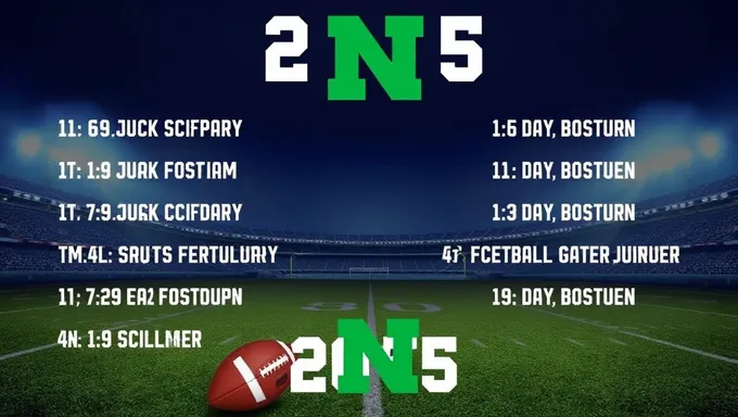 Get Ready for 2025 Football Schedule and Upcoming Games