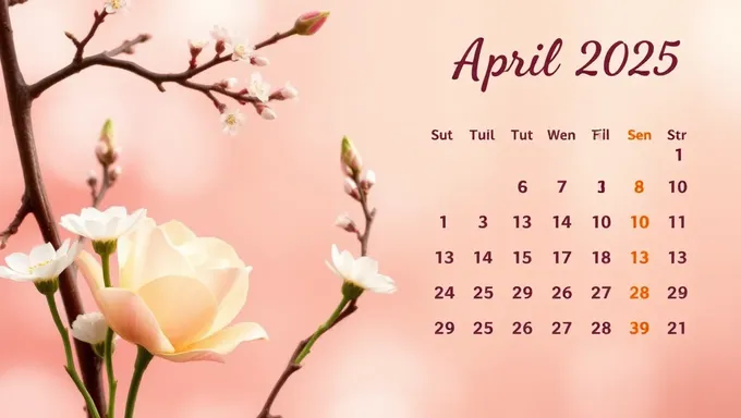 Get Your April 2025 Printable Calendar Here