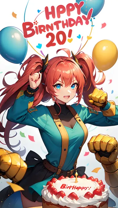 Giant Fist Celebrates Birthday in Hentai Style