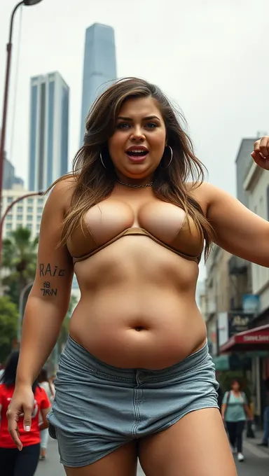 Giant Saggy Boobs on Full Display