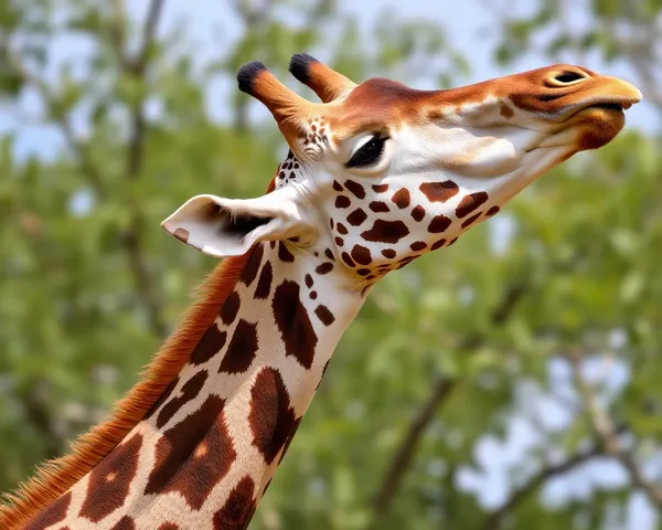 Giraffe PNG File Stored