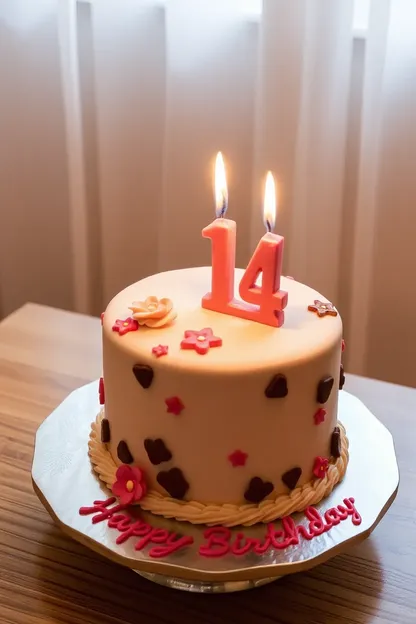 Girl's Birthday Cake with Happy Memories