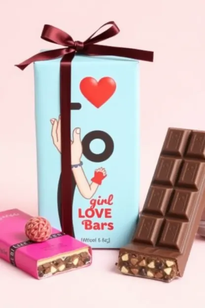 Girl's Chocolate Bars Passion in a Gif Format