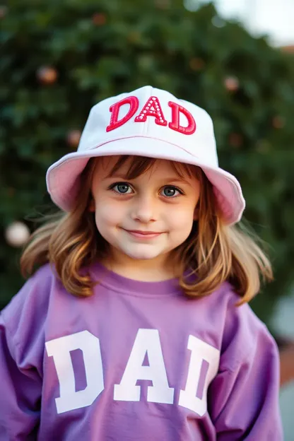 Girl's Dad's Hat: A Sign of Unconditional Love