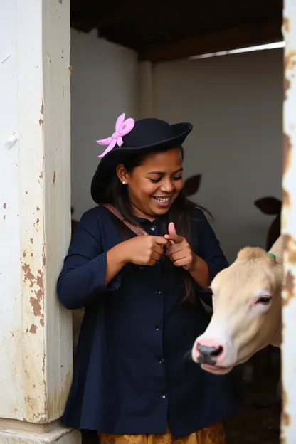 Girl's Dairy Acts Out Her Childhood