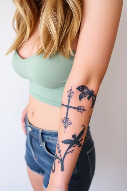 Girl's Forearm Tattoo Ideas Inspiration