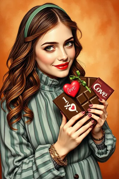 Girl's Love for Chocolate Bars Captured in a Gif