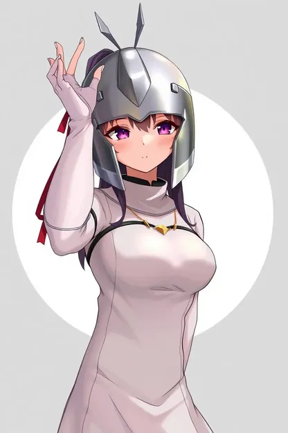 Girl's Sallet Helmet Anime Style