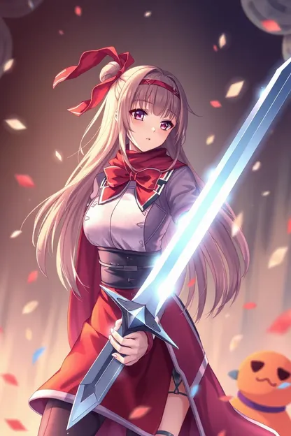 Girl Carries Shining Silver Sword Anime