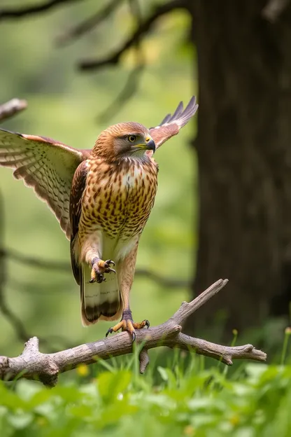 Girl Connects with Hawk's Touch