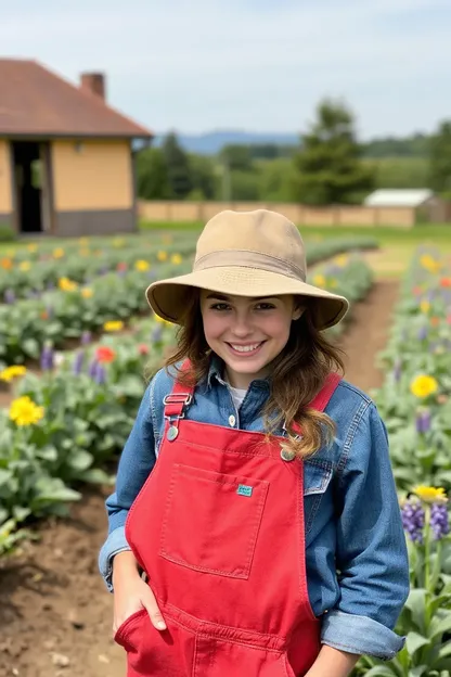 Girl Farmer Overalls Trendy Fashion