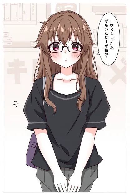 Girl I Like Forgot Glasses in Manga