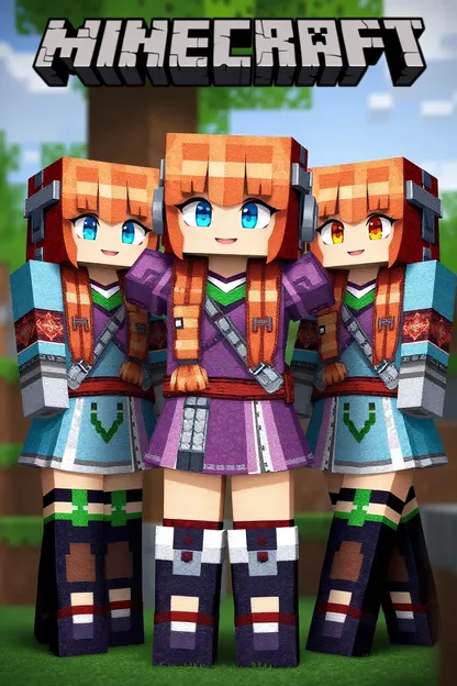 Girl Minecraft Skins for Girls' Gaming Delight