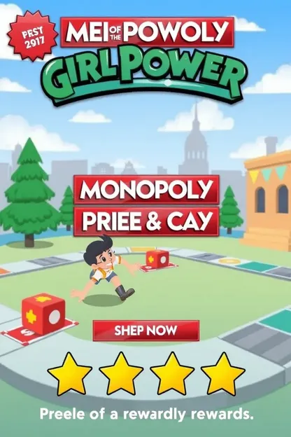 Girl Power Monopoly Rewards Go to Confident Girls