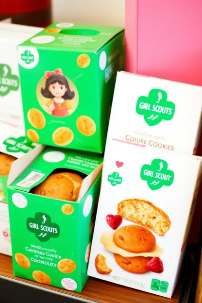 Girl Scout Cookie Boxes Displayed at Local Stores