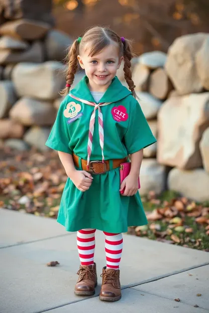 Girl Scout Cookie Costume for Adults