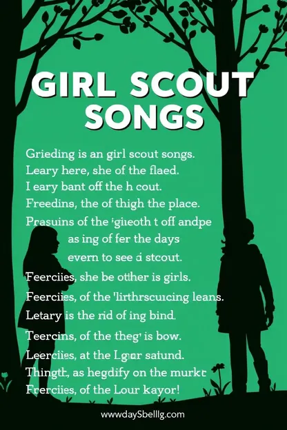 Girl Scout Songs for Performances