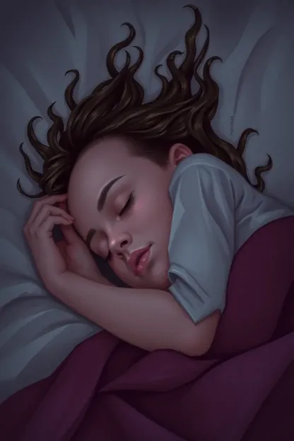 Girl Sleeping Soundly Through Night