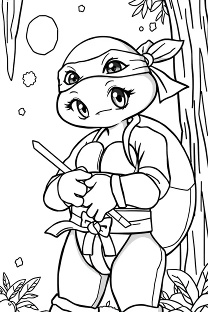 Girl Tmnt Coloring Pages for Free Download