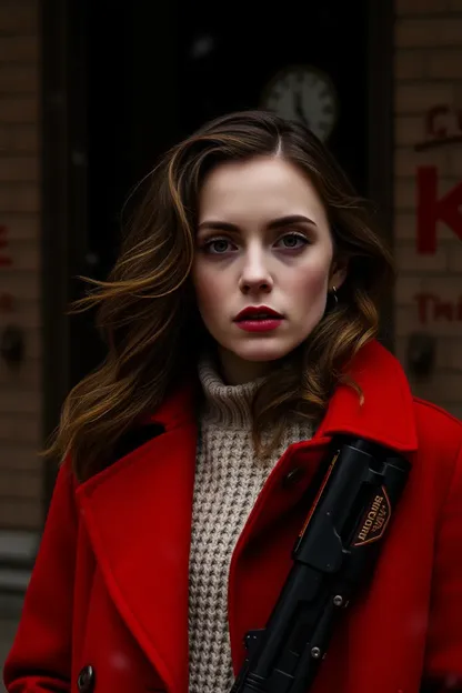 Girl in Red Coat Suspected of Movie Murder Crime