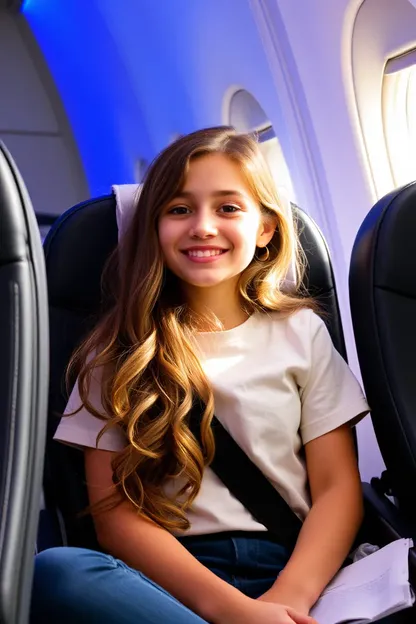 Girl in Seat 2a Sitting Comfortably