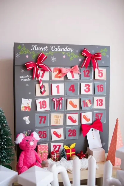 Girls' Advent Calendar Fills with Excitement and Joy