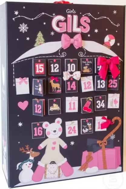 Girls' Advent Calendar Reveals Hidden Treasures