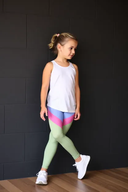 Girls' Athletic Leggings for Outdoor Adventure and Sports