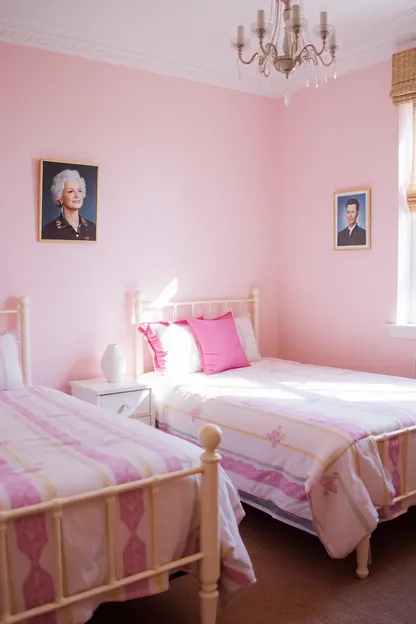 Girls' Quiet Moments on Their Beds Together